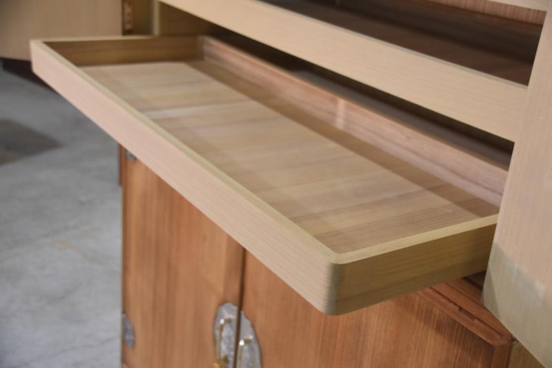 Japanese Vintage Kimono Chest 2 sections Width:1180mm - Image 8