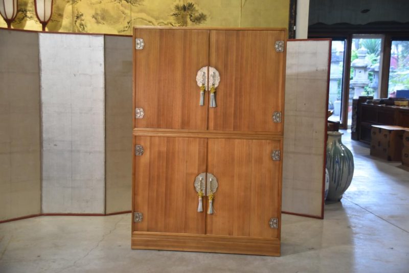 Japanese Vintage Kimono Chest 2 sections Width:1180mm - Image 5