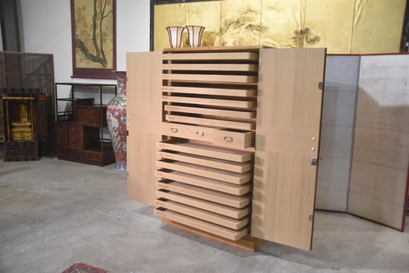 Japanese Vintage Art Storage Chest (Obi Chest)Width:1080mm - Image 6