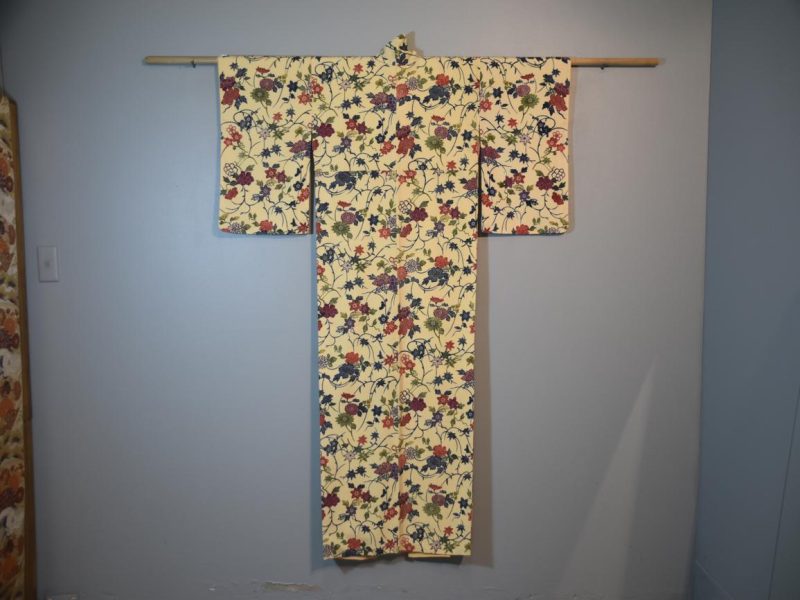 Vintage Soft Warm Silk Kimono