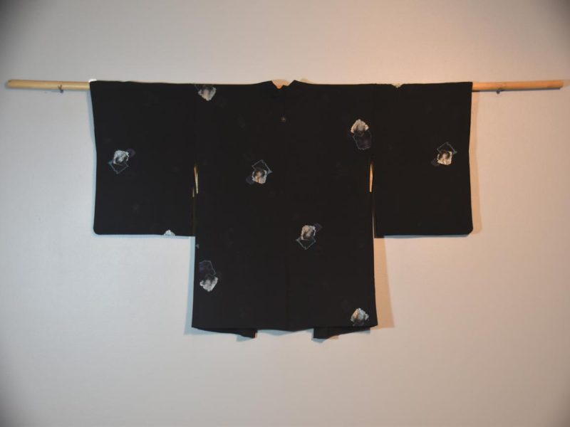 Black Vintage Japanese Silk Haori