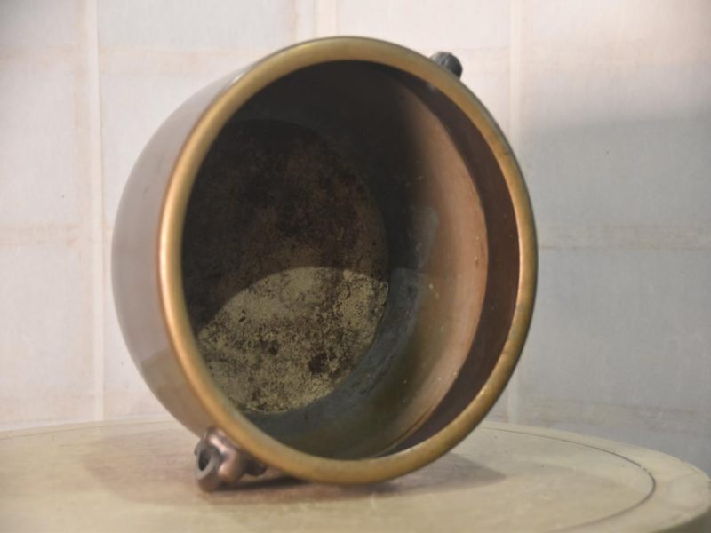 Vintage Japanese Bronze Hibachi Width:250mm - Image 8