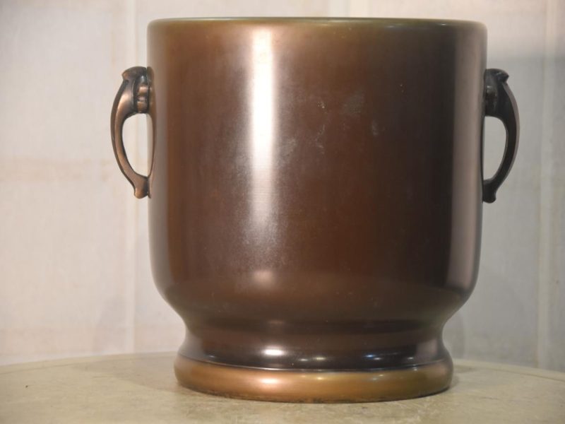Vintage Japanese Bronze Hibachi Width:250mm - Image 5