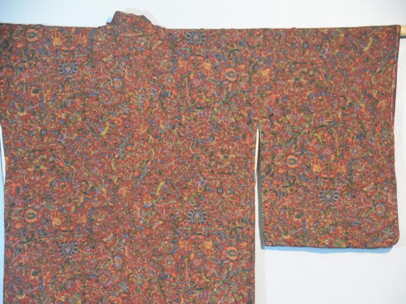 Look Closer Vintage Silk Crepe Kimono - Image 5