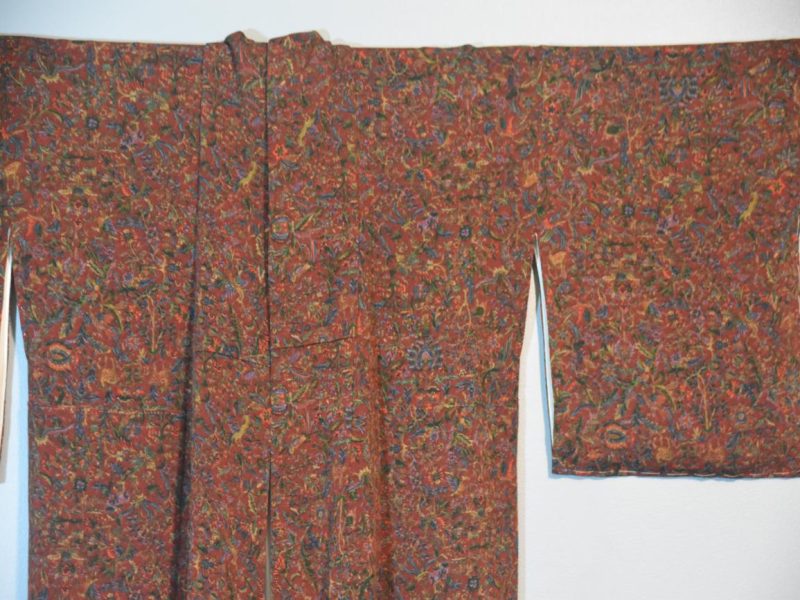 Look Closer Vintage Silk Crepe Kimono - Image 4