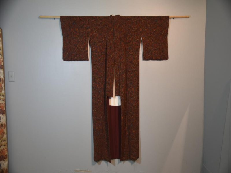 Look Closer Vintage Silk Crepe Kimono - Image 3