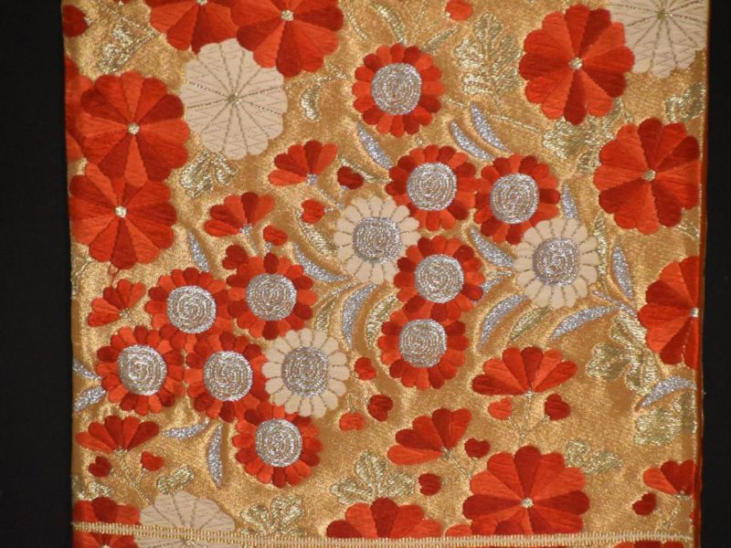 Floral Vintage Obi Sash  Length:4000mm - Image 7