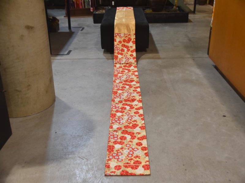 Floral Vintage Obi Sash  Length:4000mm - Image 4