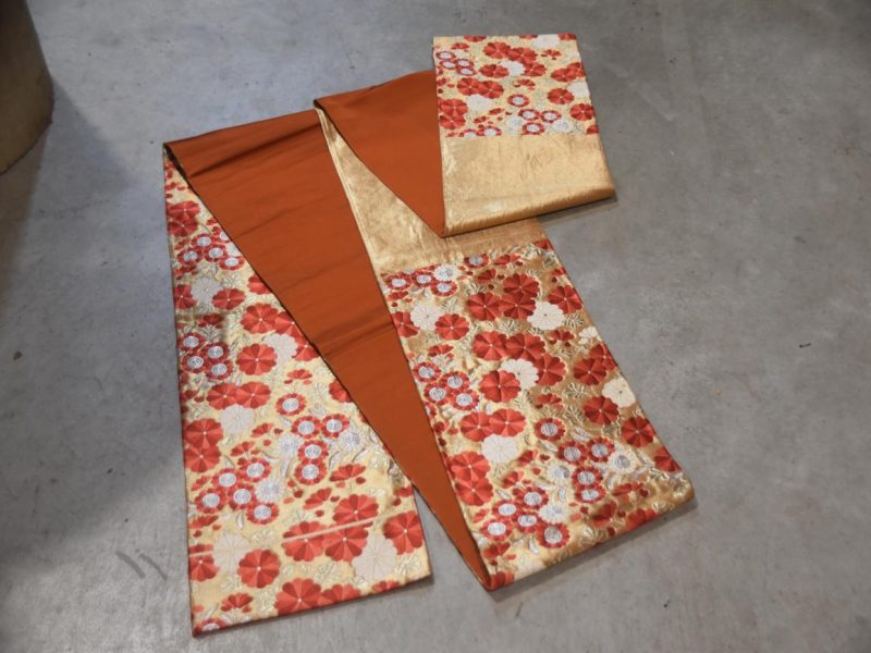 Floral Vintage Obi Sash  Length:4000mm - Image 5