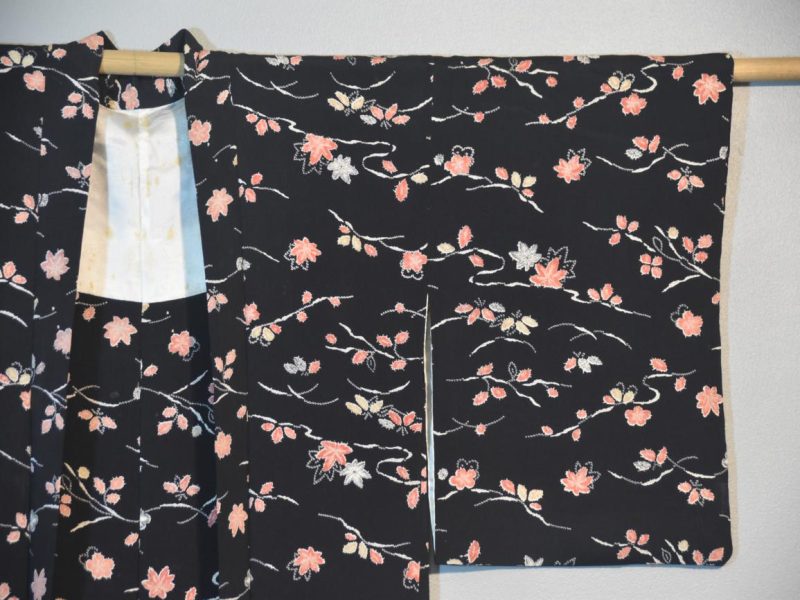 Black and Pink Vintage Haori - Image 5