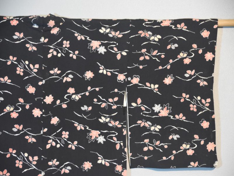 Black and Pink Vintage Haori - Image 6