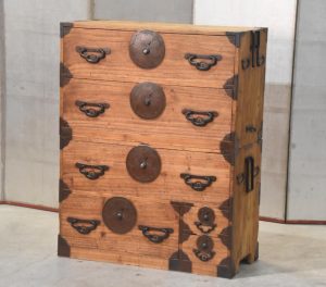 Japanese Clothing Chest 2 Sections Width:890mm