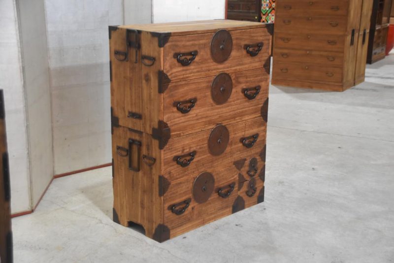 Japanese Clothing Chest 2 Sections Width:890mm - Image 10