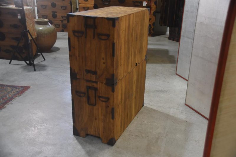 Japanese Clothing Chest 2 Sections Width:890mm - Image 9