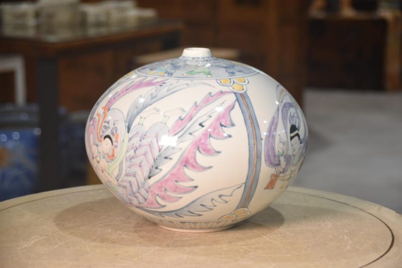 Modern Japanese Pottery Vase Width:280mm - Image 4