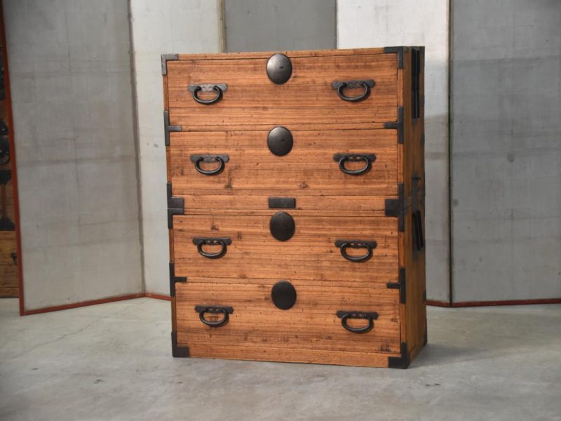 Antique Clothing Chest 4 Drawers Width:960mm - Image 8