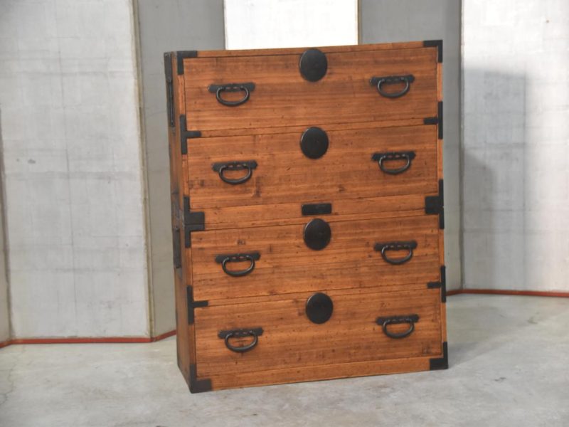 Antique Clothing Chest 4 Drawers Width:960mm - Image 7