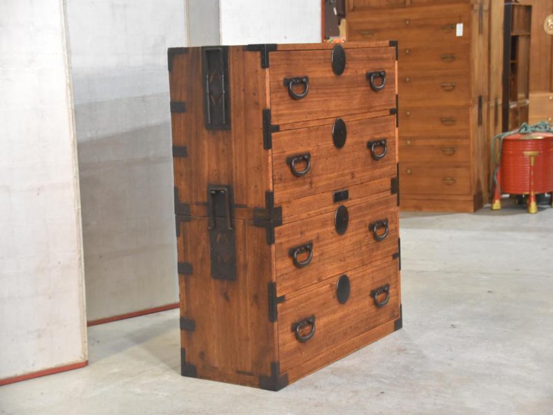 Antique Clothing Chest 4 Drawers Width:960mm - Image 6