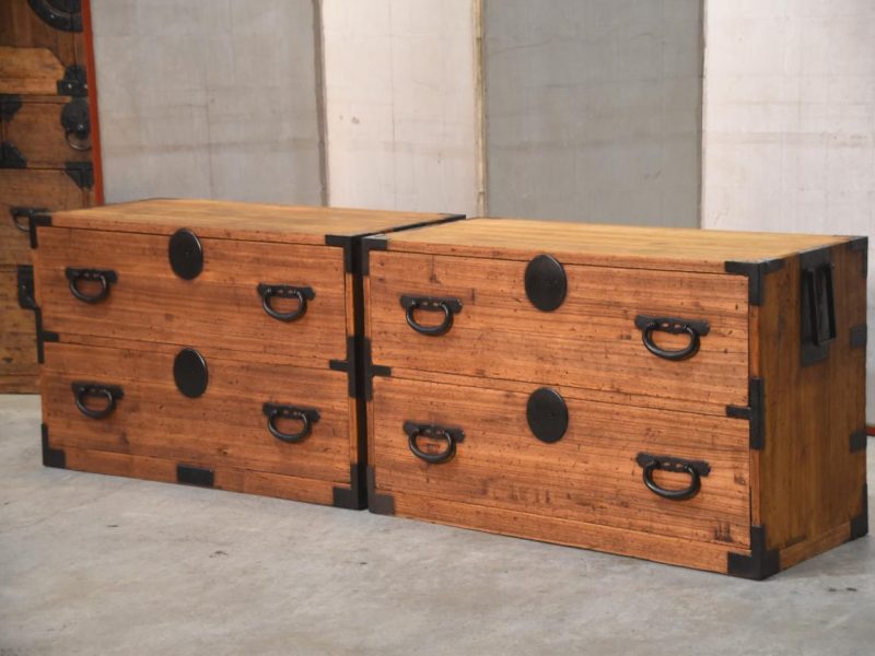 Antique Clothing Chest 4 Drawers Width:960mm - Image 4