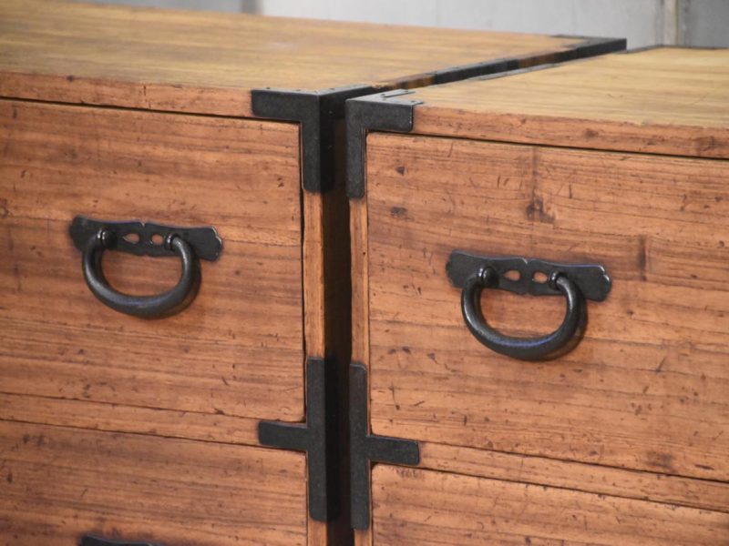 Antique Clothing Chest 4 Drawers Width:960mm - Image 3