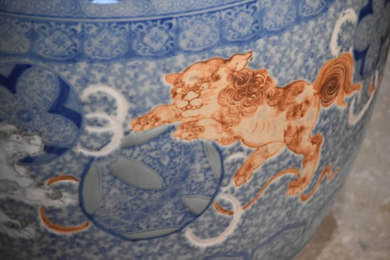 Large Vintage Ceramic Hibachi Width:560mm - Image 4