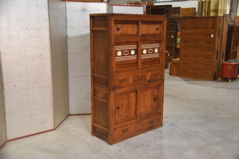 Antique Japanese Mizuya Dansu Kitchen Chest  Width:960mm - Image 12