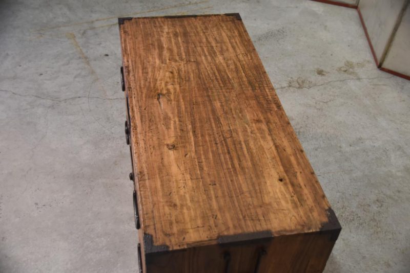 Antique half Clothing Chest Width:910mm - Image 6