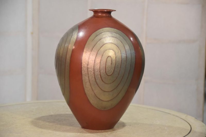 Copper Vase by Gyokusendo - Image 3