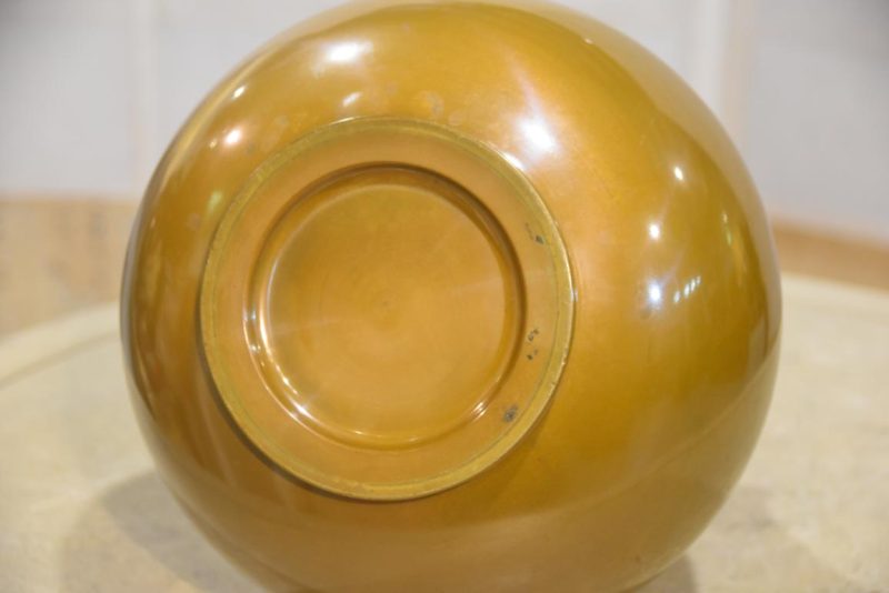 Japanese Bronze Koi Vase Width:220mm - Image 8