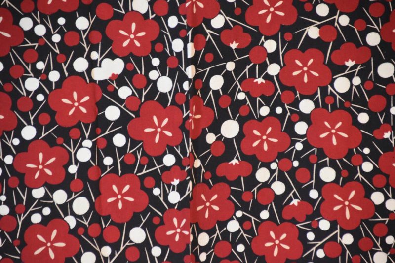 Vintage Japanese Silk Haori Jacket Cherry Blossoms - Image 2