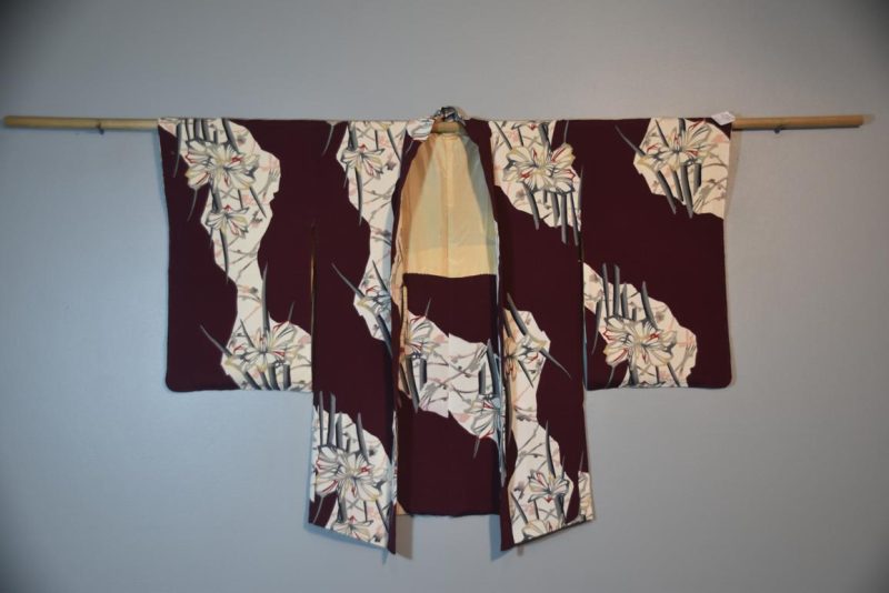 Vintage Japanese Silk Haori Jacket - Image 4