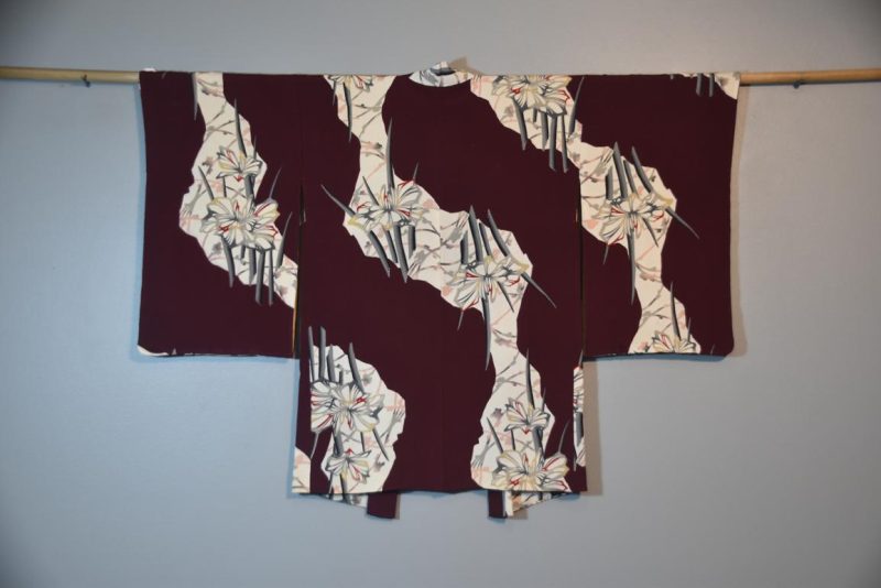 Vintage Japanese Silk Haori Jacket