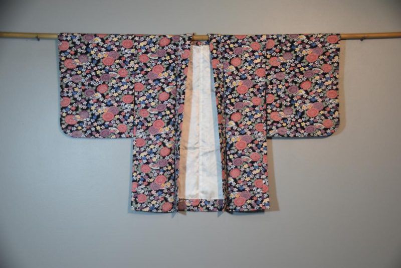 Vintage Japanese Silk Haori Jacket - Image 4