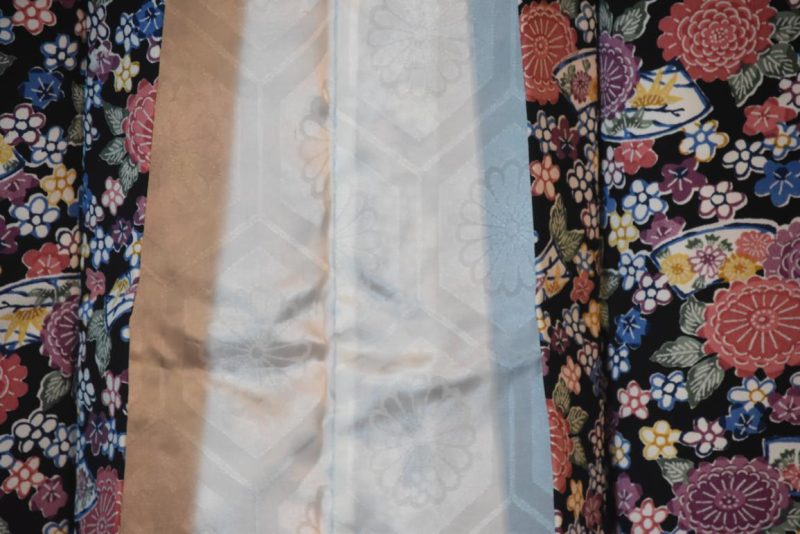 Vintage Japanese Silk Haori Jacket - Image 3