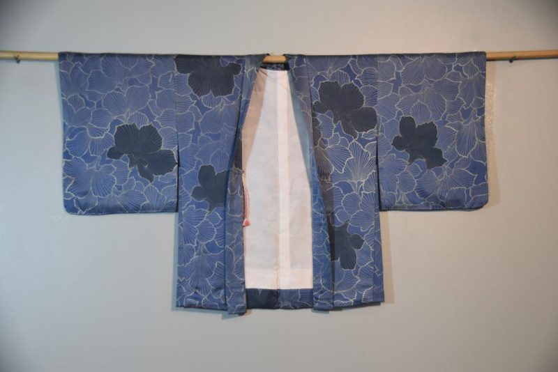 Vintage Japanese Silk Haori Jacket - Image 3