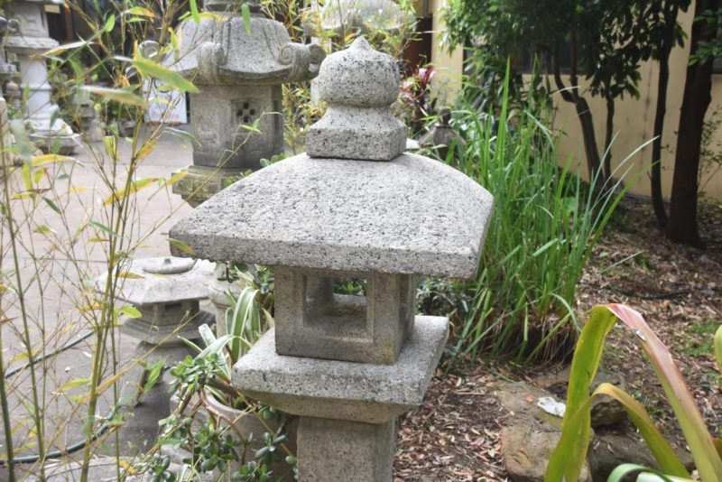 Vintage Oribe Granite Garden Lantern Height:1530mm - Image 5