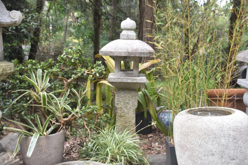 Vintage Oribe Granite Garden Lantern Height:1530mm