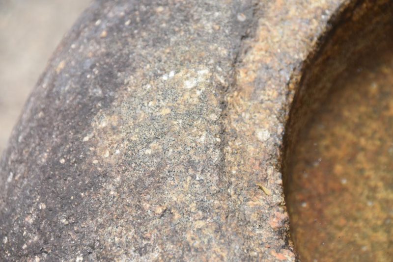 Antique Japanese Granite Garden Basin Width:670mm - Image 2