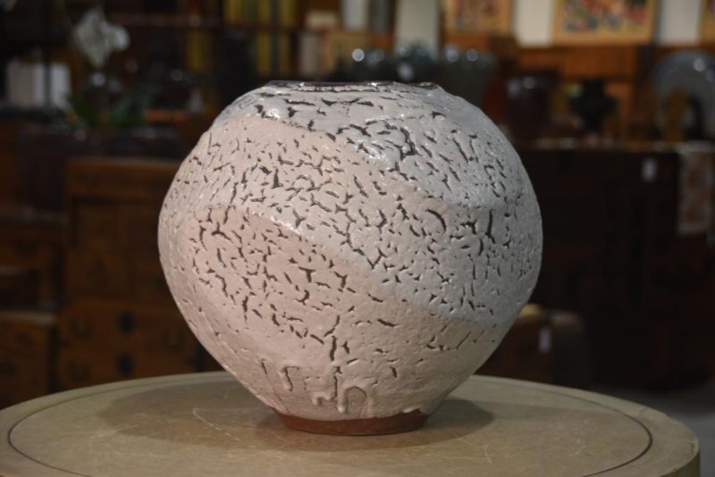 Shino Pottery Vase