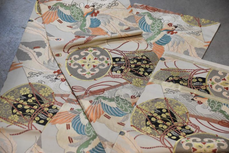 Vintage Maru Obi Sash Table Runner  Length:4000mm - Image 7