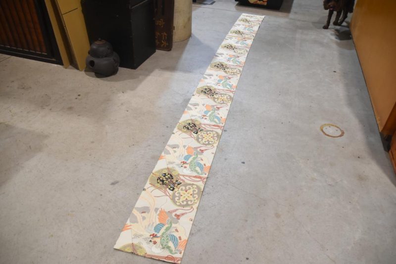 Vintage Maru Obi Sash Table Runner  Length:4000mm - Image 6