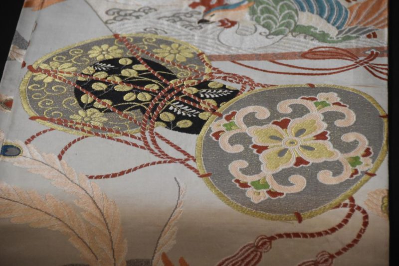 Vintage Maru Obi Sash Table Runner  Length:4000mm - Image 2