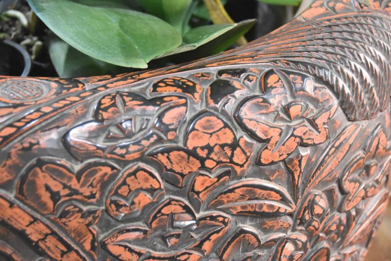 Japanese Kamakura Bori Lacquered Hibachi - Image 6