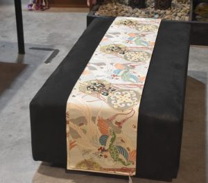 Vintage Maru Obi Sash Table Runner  Length:4000mm