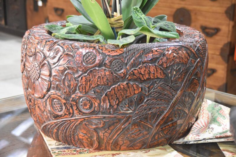 Japanese Kamakura Bori Lacquered Hibachi - Image 3
