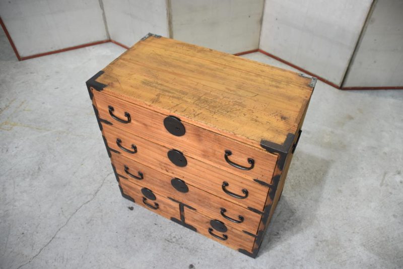 Antique Kodansu Small Chest Width:590mm - Image 5