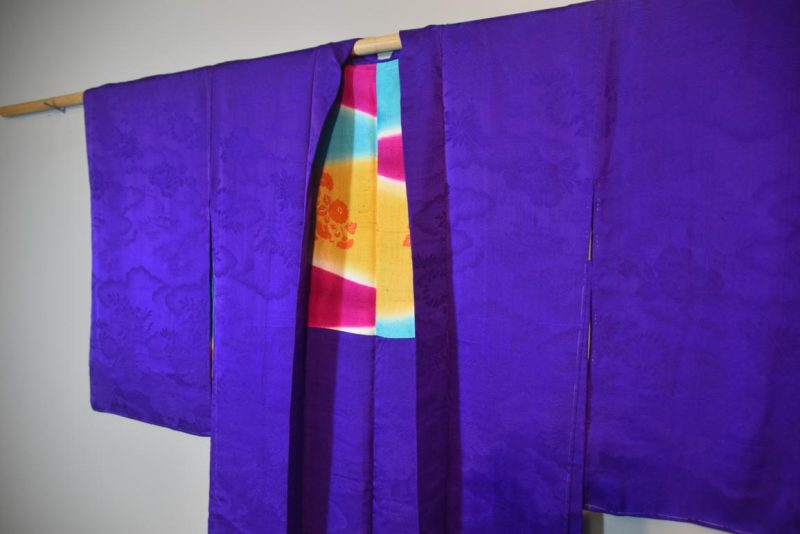 Vintage Japanese Silk Haori Jacket - Image 5