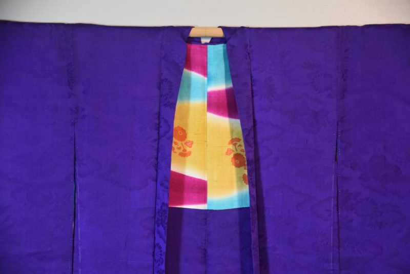 Vintage Japanese Silk Haori Jacket - Image 3