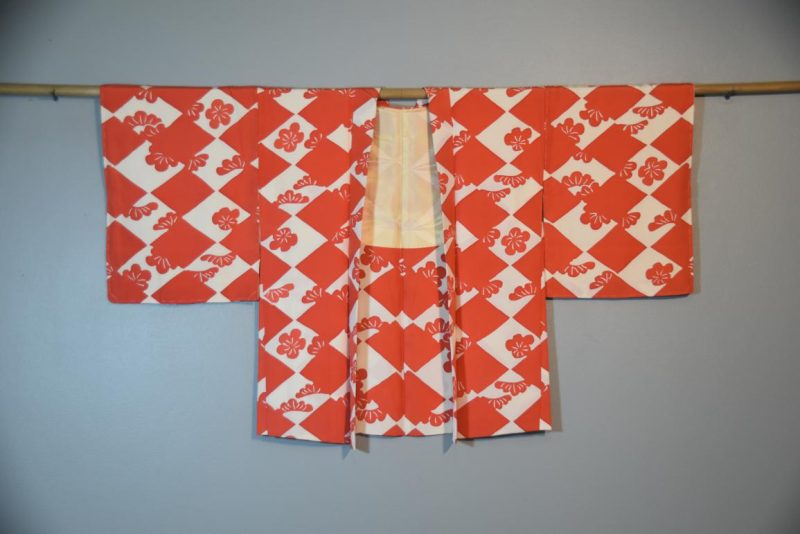 Vintage Japanese Silk Haori Jacket - Image 4