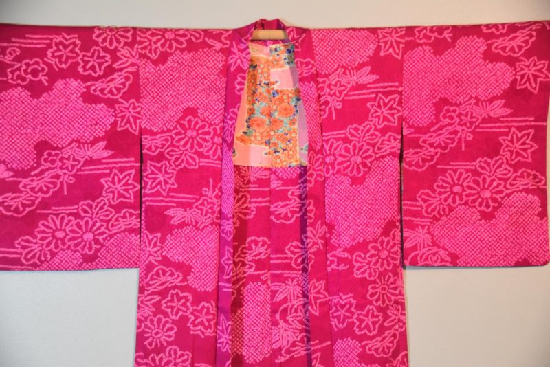 Vintage Japanese Silk Haori Jacket - Image 4